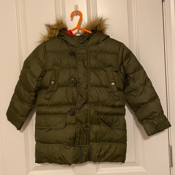 Uniglo Boy Girl Parker Bomber Puffers Winter Jacket - Picture 1 of 5